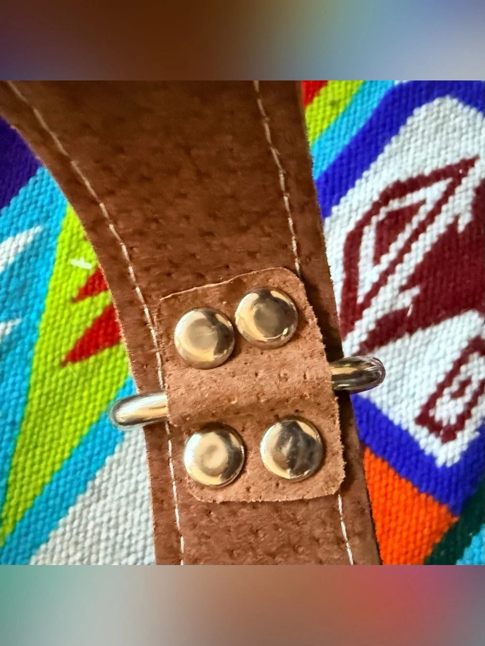 NWT KÜHÜ LEATHER WOVEN DOG COLLAR, LARGE, 19”